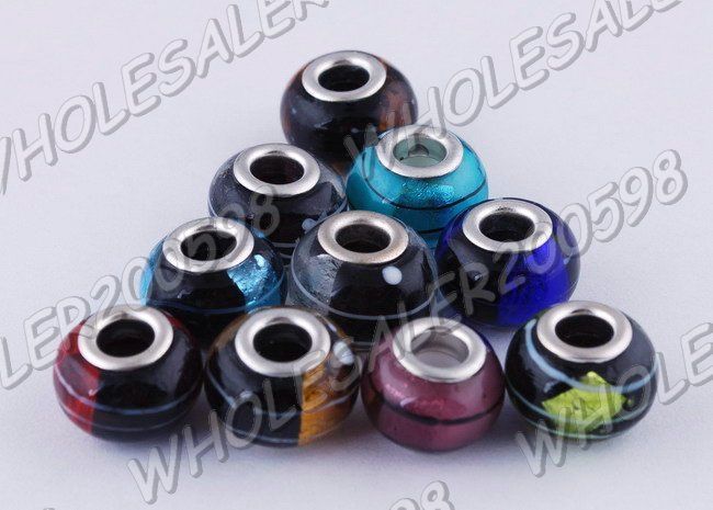 WHOLESALE 600PCS 120Styles Glass Spacer Beads 5MM Hole  