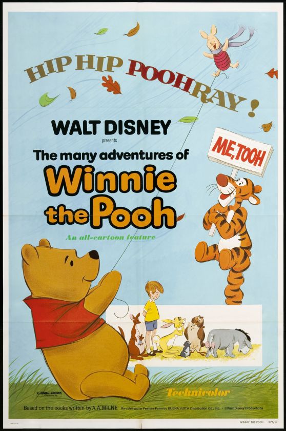   of Winnie the Pooh 1977 Original U.S. One Sheet Movie Poster  