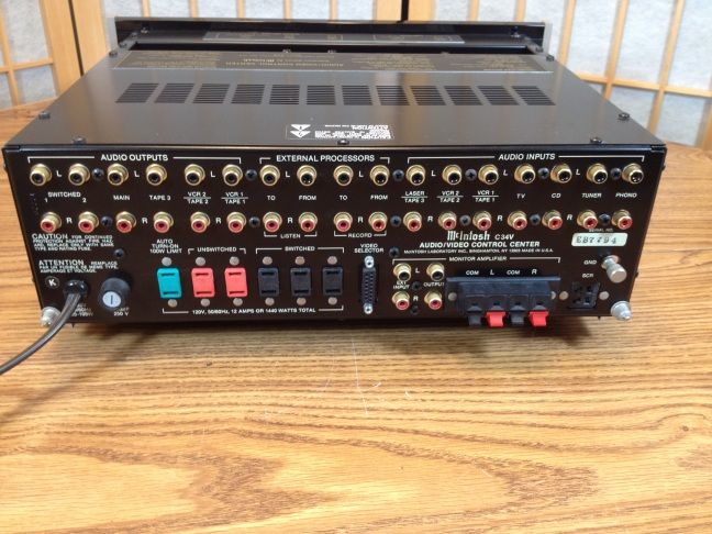 McIntosh C34V Audio/Video Control Center Preamplifier  