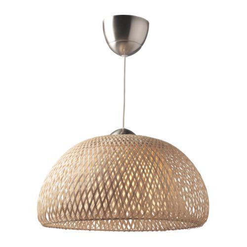 IKEA Boja Pendant Lamp, Rattan  