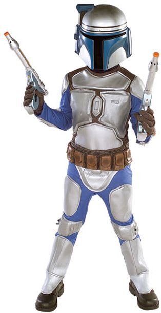 Childs Star Wars Dlx Jango Fett Halloween Costume Lg  