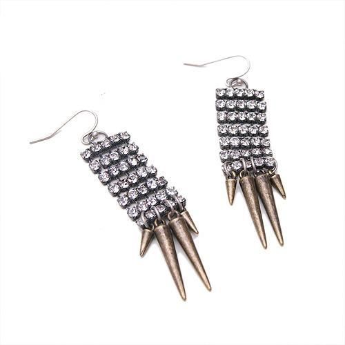 Rhinestone Chain Jaws j.crew Earrings $85  