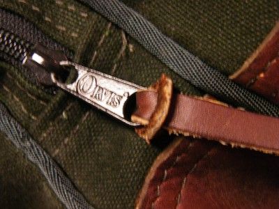 Vintage? Orvis Battenkill Canvas & Leather Carry On Duffle Travel Bag 