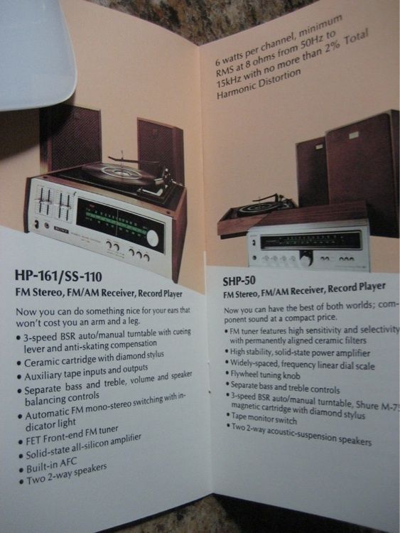 Sony Integrated Component Music Systems Brochure 1976  