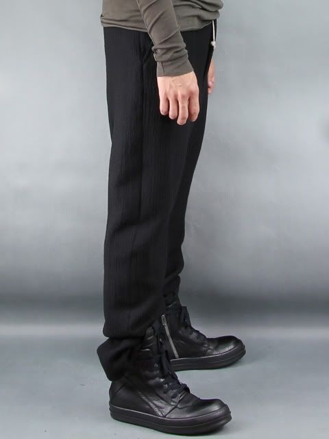 RICK OWENS 11AW NWT WOOL CREPE TROUSERS  