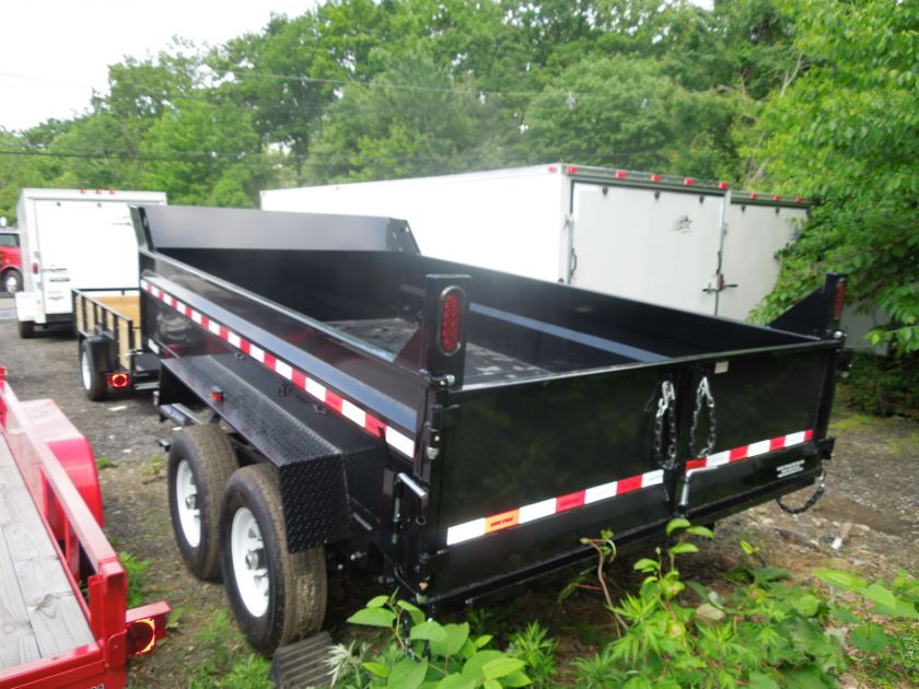 New 2012 Sure Trac 7x12 T/A Dump Trailer 12K GVWR  