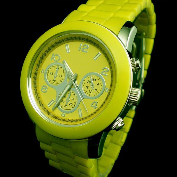 Candy colored Mens Women Ladies Wrist Watch 10 Colors  