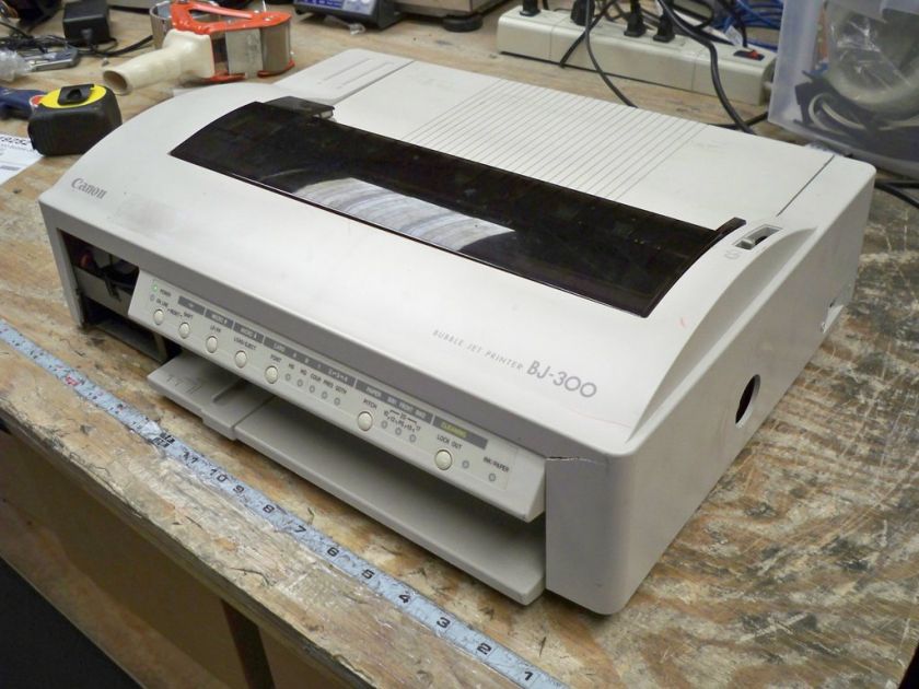 Canon BJ 300 Bubble Jet Printer K10090 PARTS/REPAIR  