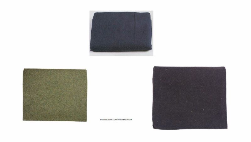 ARMY NAVY VIRGIN WOOL BLANKET  