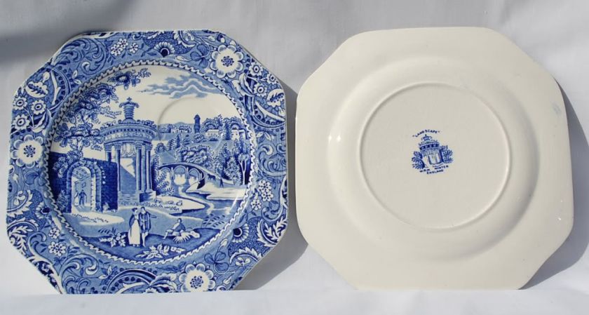 WR Midwinter lot of 2 plates LANDSCAPE Transferware  