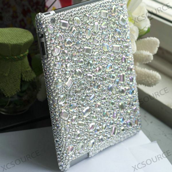   crystal rhinestone hard Back Case Cover For Apple iPad 2 PC155  