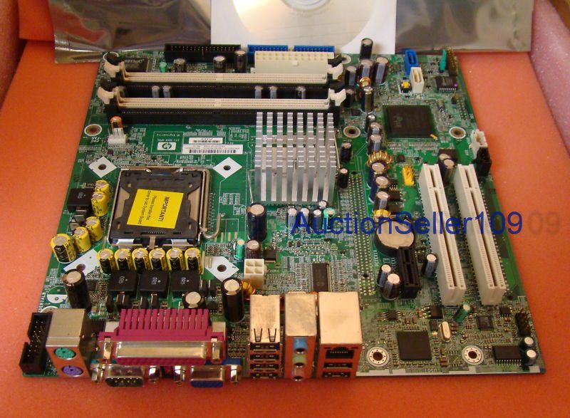 HP DC5100 Motherboard 376570 001 w/ New Caps+Drivers CD  