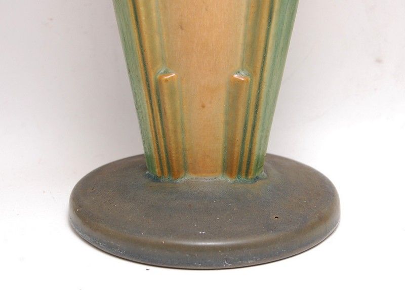 Rare Vintage Art Deco ROSEVILLE FUTURA Cone Pottery Vase 1920s  