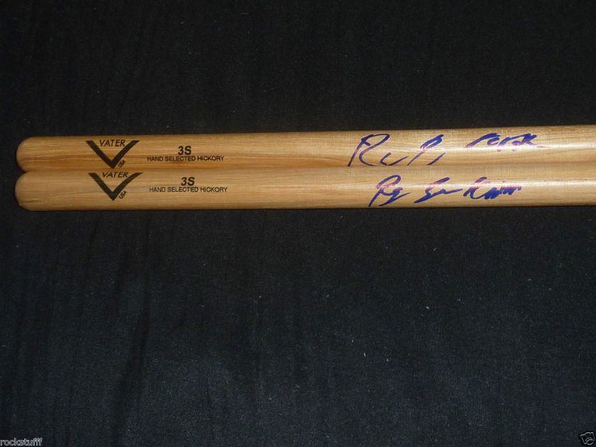 RAY LUZIER KORN SIGNED AUTOGRAPHED DRUMSTICKS EXACT PROOF DRUM STICK 