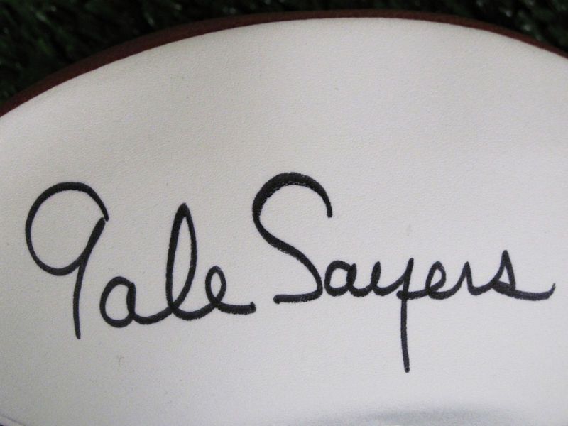 Authentic Gale Sayers Signed Wilson NFL Football  