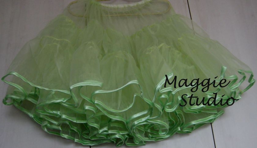 50S 60 ROCKABILLY DANCING PETTICOAT/SKIRT/ROCK Sz 8 16  