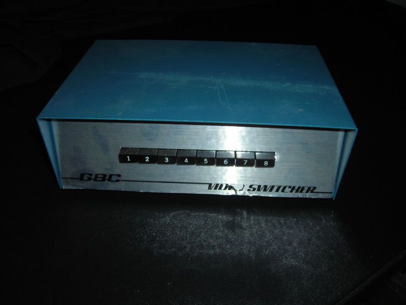 GBC 8 channel VIDEO SWITCHER box CCTV  