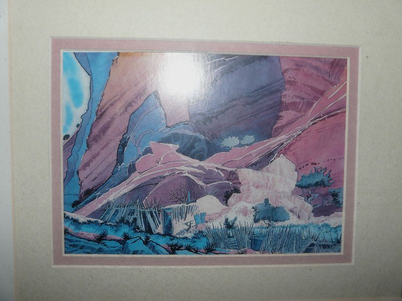 RED ROCK HOUSE PRINT  BAJE WHITETHORNE, SR., NAVAJO  