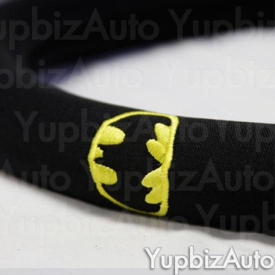 11PC Batman Logo Car Seat Covers Steering Wheel Set NEW  