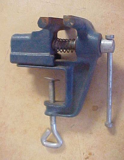 Small Metal Table Vise Tool  