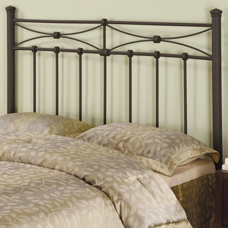 Queen / Full Size Metal Headboard in Black  