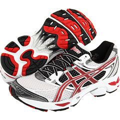 Mens Asic Gel Cumulus 12 T0A1N 0123 White/Flame/Black  