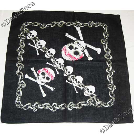 BANDANA BANDANNA HEAD SCARF BIKER ROCKER PAISLEY CHECK  