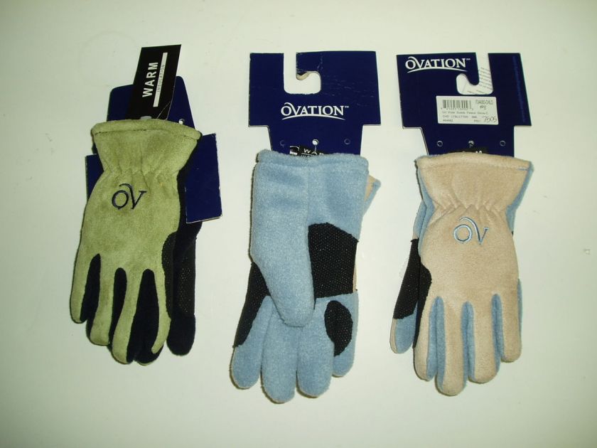 OVATION POLAR SUEDE FLEECE GLOVE   CHILDS SMALL  