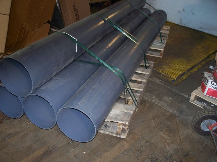 HARVEL 10 PVC DUCT PIPE   10 LONG   GREY  