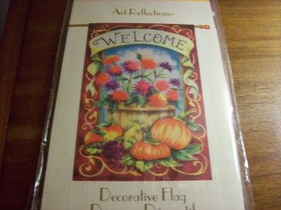 Art Reflections Decorative Flag Fall Bouquet   25X38  