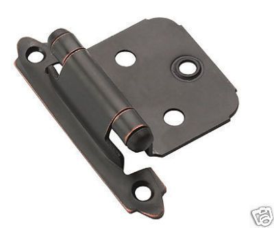   Bronze Flush Flat Cabinet Door Hinge AMEROCK 7139 ORB BOX 100/50 pair