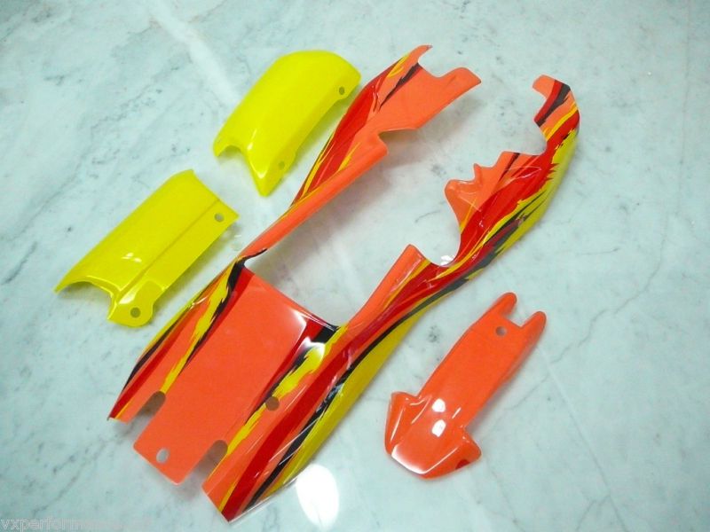 FIERY ORANGE PAINTED 4 PCS BODY SHELL COVER HPI BAJA 5B  