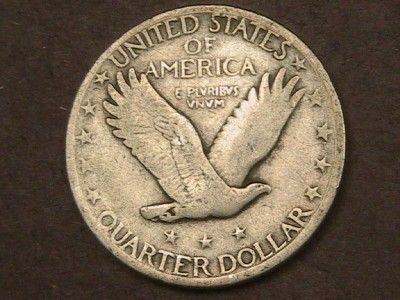 VERY NICE 90% SILVER 1926 STANDING LIBERTY QUARTER DOLLAR   FREE 