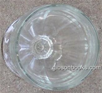 Vintage Libbey DuraTuff USA Clear Footed Goblet  