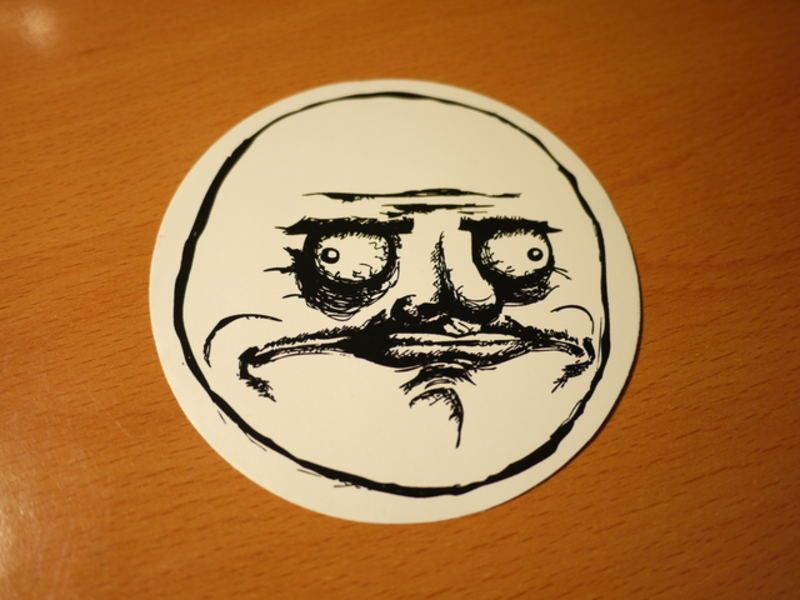 Me Gusta Decal Sticker 9gag 4chan meme rage comics  