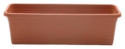 COASTAL AW2412TC 24 TERRA COTTA WINDOW BOX PLANTER  