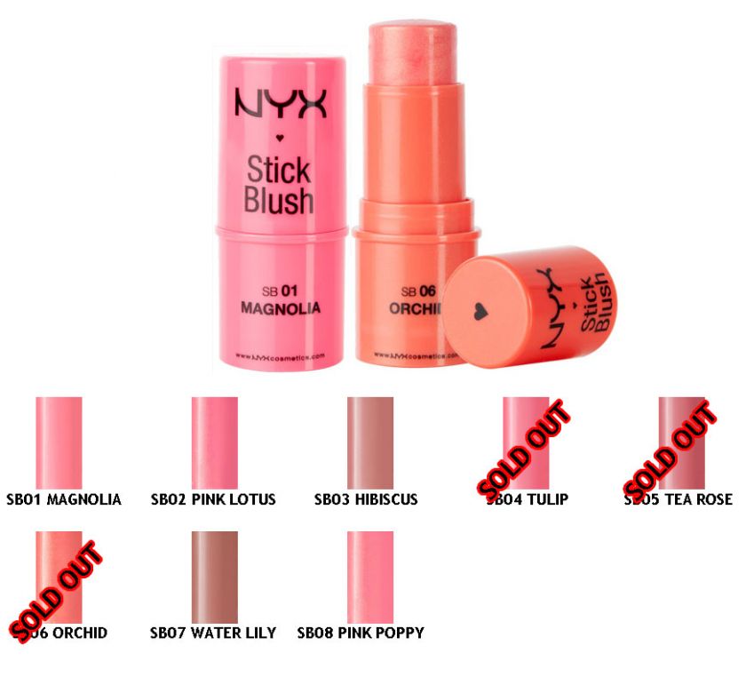   COSMETICS STICK BLUSH PICK ANY 1 SHADE   CREAMY AND PIGMENTED BLUSH