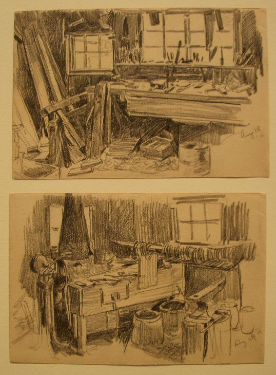 ARTHUR BECHER DRAWINGS PYLE/ BRANDYWINE ILLUSTRATION  