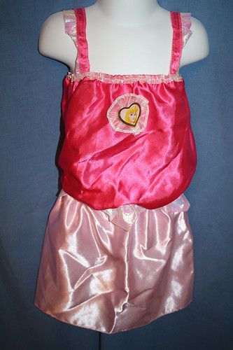 Disney Lillian Vernon PRINCESS Dress Up PINK Aurora TOP SKIRT 4 6X 