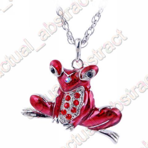 Free Tibetan frog charms pendant necklace 6pcs  