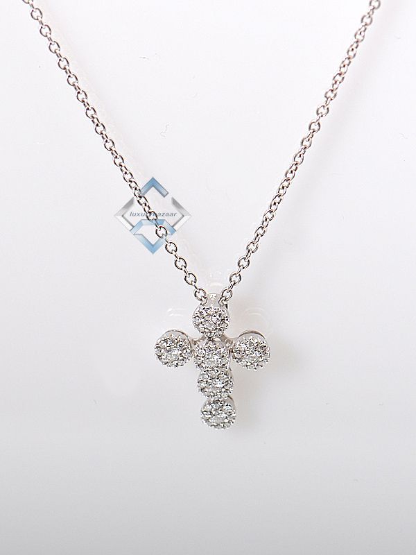 Description Gregg Ruth presents a stunningly classic diamond crucifix 