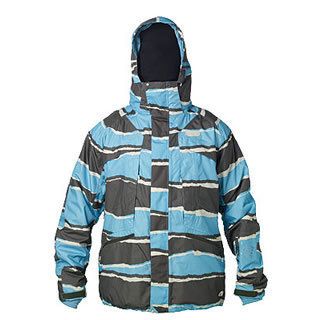 DC HELIX SNOWBOARD JACKET BLUE/NAVY GRN SIZEL  