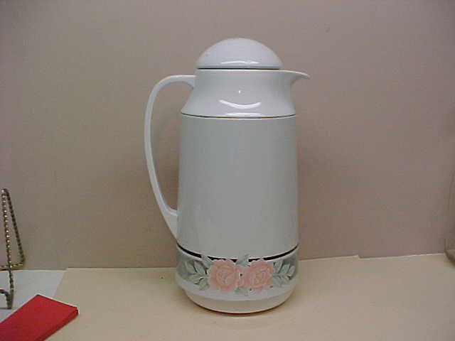 Corning Corelle SILK & ROSES Thermos/Carafe Plastic  