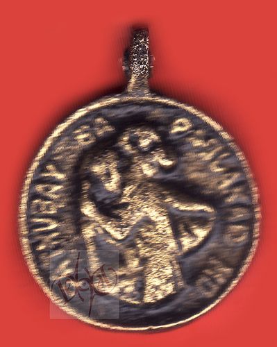 PHILIPPINE Amulet ST CRISTOPHER St Michael Archangel  