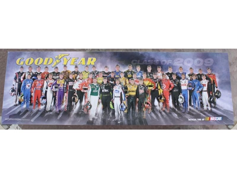 Goodyear NASCAR Class of 2009 Poster  