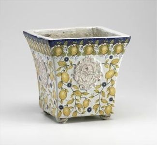 Large Italian Biscotti Ceramic Planter Retail $133  