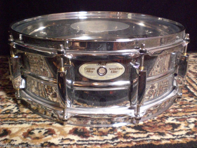 Pearl Custom Alloy Sensitone Elite Steel Snare (Used)  