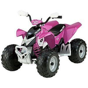 Peg Perego Polaris Outlaw Kids Dual 12 Volt ATV Rechargeable Child Off 