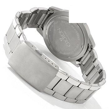 Croton Mens Swiss Quartz Titanium Bracelet Watch CN307  