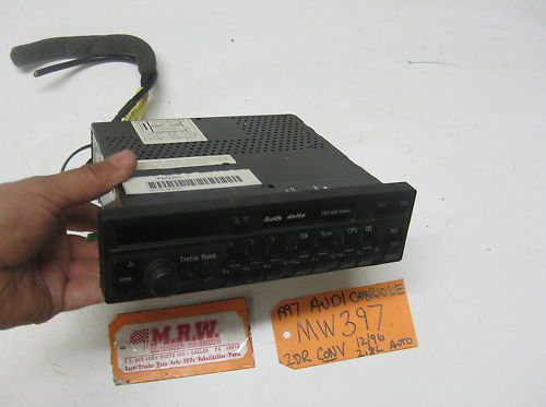 96 97 AUDI CABRIOLET AM FM RADIO CASSETTE PLAYER OEM  